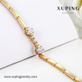 72820 Moda bela pulseira de design, China atacado 18k ouro CZ pulseiras